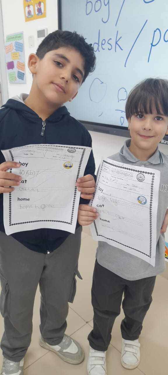 Writing dicttation words